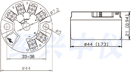 智能溫度變送器組成圖